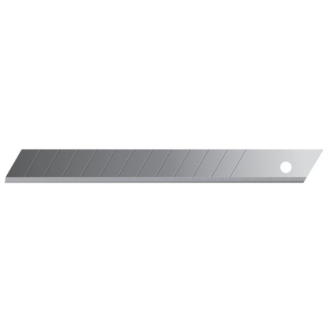 9MM SMALL SNAP BLADES–TUBE OF 50 STAINLESS STEEL**